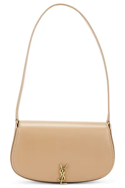 Saint Laurent Mini Shoulder Bag In Beige