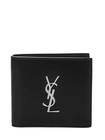 Saint Laurent Monogram Wallet In Black