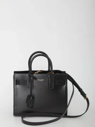 Saint Laurent Nanol Sac De Jour Bag In Black