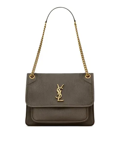 Saint Laurent Medium Niki Chain Bag In Nude & Neutrals