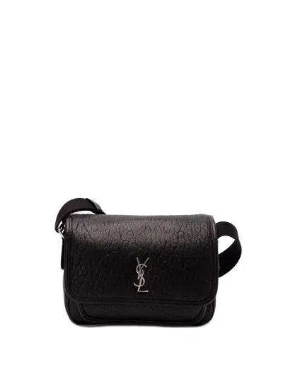 Saint Laurent `niki` Small Messenger Bag In Black  