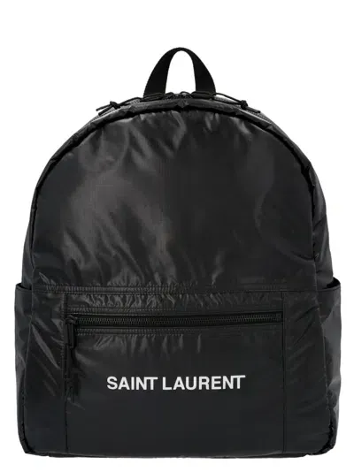 Saint Laurent Nuxx Backpacks In Black