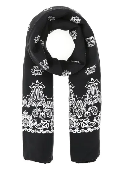 Saint Laurent Paisley Printed Scarf In Multi