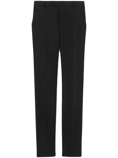 Saint Laurent High-wasited Trousers In Black