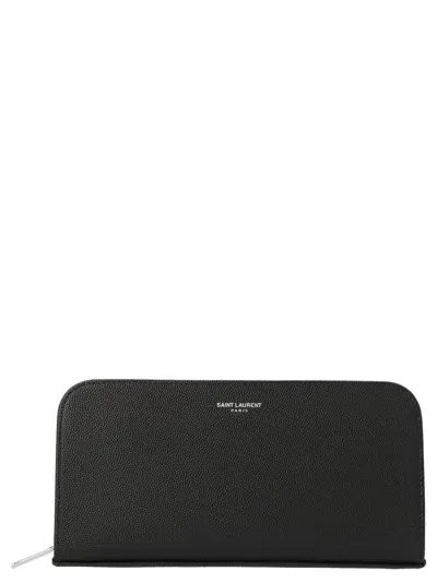 Saint Laurent Paris Wallet In Black