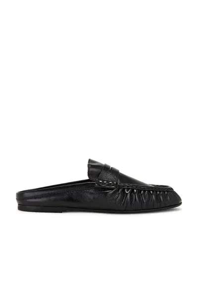 Saint Laurent Peg Loafer In Nero