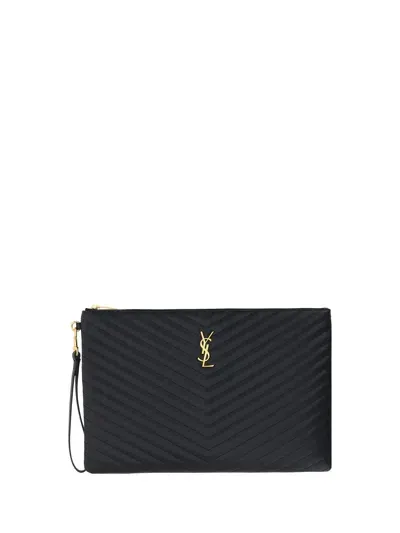 Saint Laurent Pouch In Black