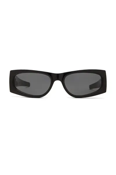 Saint Laurent Rectangle Sunglasses In Black