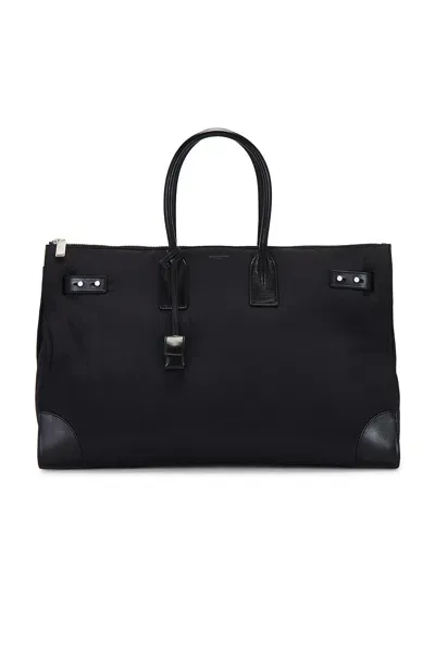 Saint Laurent Sac De Jour Duffle In Nero