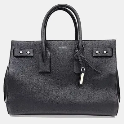 Pre-owned Saint Laurent Sac Dejour Medium Bag In Black