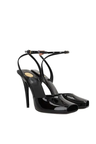 Saint Laurent Sandals In Black