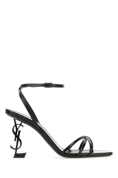 Saint Laurent Sandals In Black