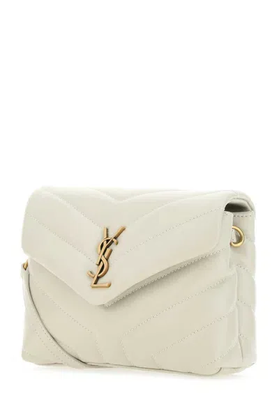 Saint Laurent Shoulder Bags In White