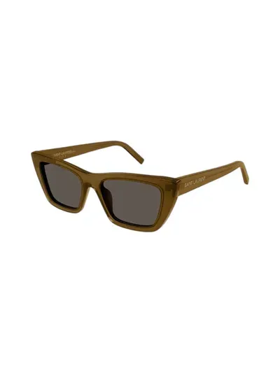 Saint Laurent Sl 276 - Mica Sunglasses In Green