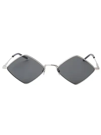 Saint Laurent Sl 302 Lisa Sunglasses In Silver Silver Grey