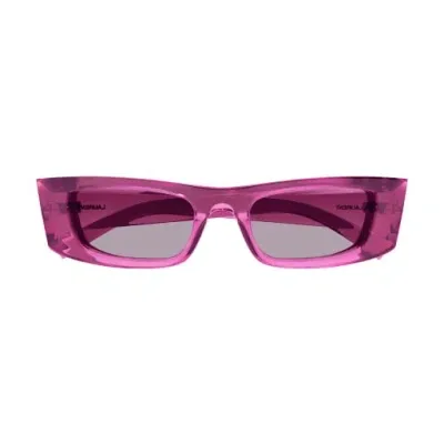 Saint Laurent Sl 553 Sunglasses In Pink Pink Violet