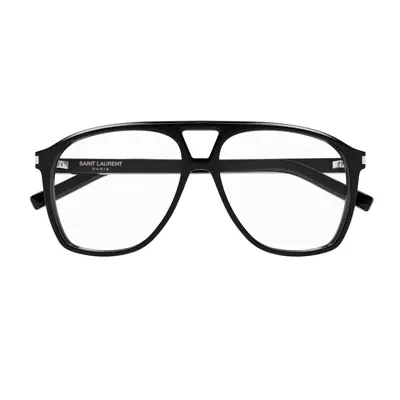 Saint Laurent Sl 596 Dune Opt 001 Black Glasses In Nero