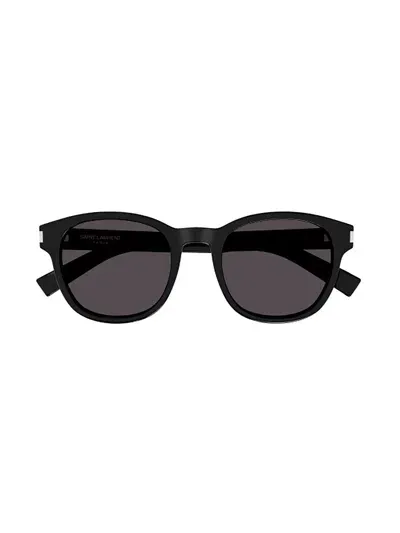 Saint Laurent Sl 620 Sunglasses In Black Crystal Black