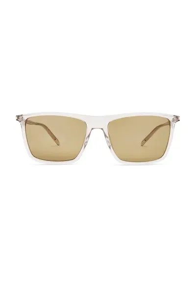 Saint Laurent Sl 668 Sunglasses In Beige & Brown