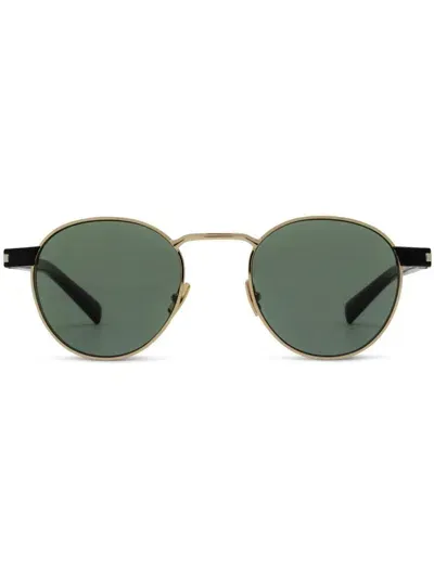 Saint Laurent Sl 707 Sunglasses In 金色