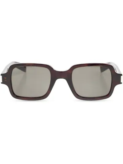 Saint Laurent Sl 720 Sunglasses In Braun