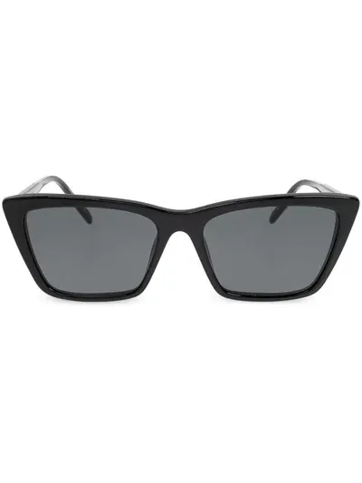 Saint Laurent Sl 737 Cat-eye Sunglasses In Gray