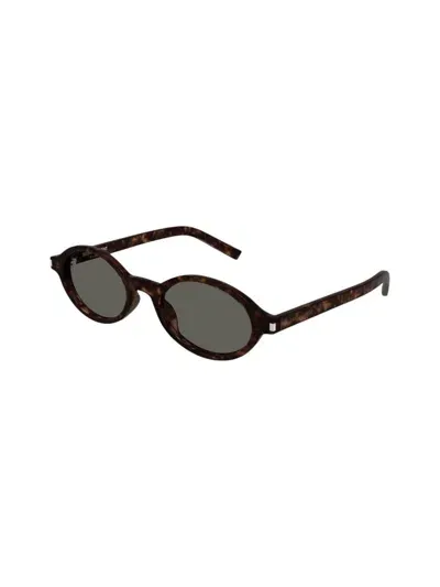 Saint Laurent Sl 751 - Jeanne Sunglasses In Brown