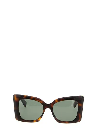 Saint Laurent Sl M119 Blaze Sunglasses In Brown