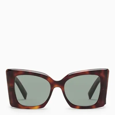 Saint Laurent Sl M119 Blaze Tortoiseshell Sunglasses In Brown