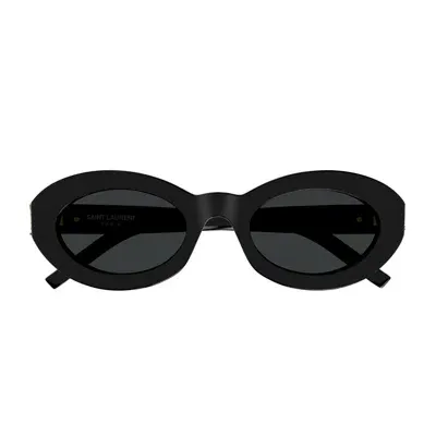 Saint Laurent Sl M136 Linea Classic 001 Black Sunglasses In Nero