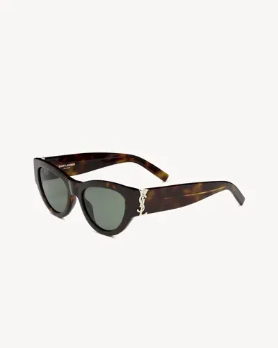 Saint Laurent "sl M94" Sunglasses In Brown