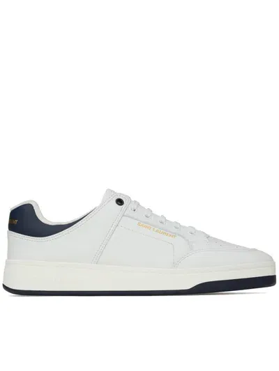 Saint Laurent Sl61 Low Top Shoes In White