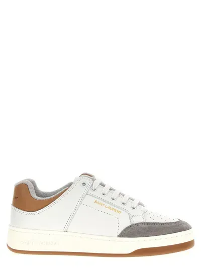 Saint Laurent Sl/61 Sneakers In White