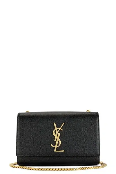 Saint Laurent Kate Small Shoulder Bag In Black