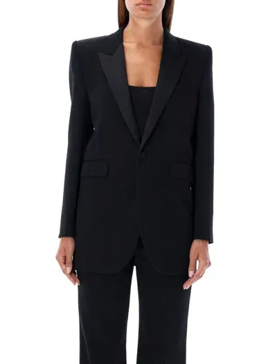 Saint Laurent Blazer Jacket In Black