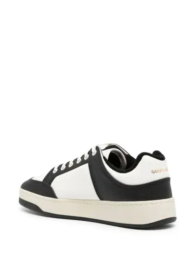 Saint Laurent Sneakers In Coffee White+black