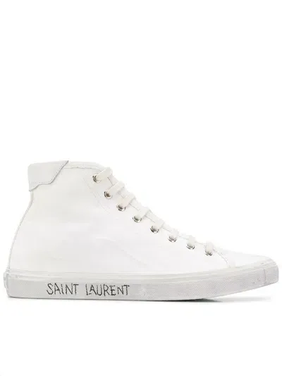 Saint Laurent Sneakers In White