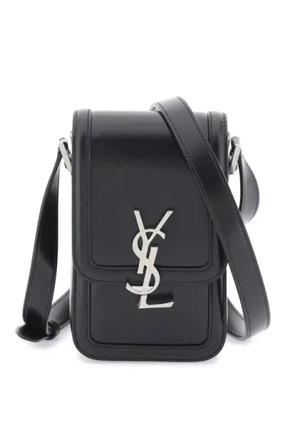 Saint Laurent Solferino Crossbody Mini Bag In Black