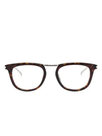 Saint Laurent Square-frame Glasses In Black