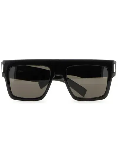 Saint Laurent Square-frame Sunglasses In Black