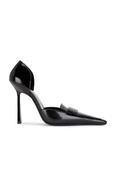 Saint Laurent Stone Pump In Black