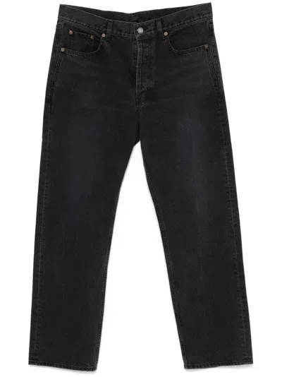 Saint Laurent Straight-leg Jeans In Black