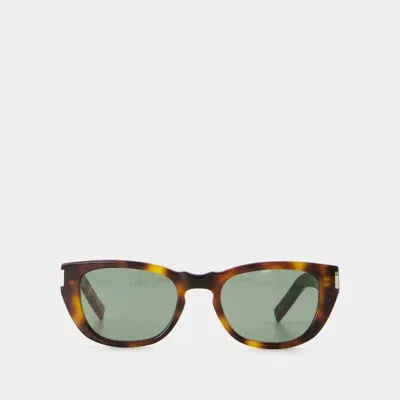 Saint Laurent Sunglasses In Brown