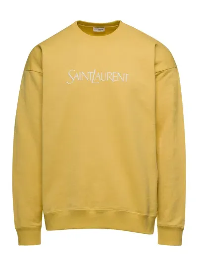 Saint Laurent Sweat In Yellow