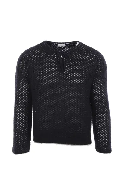 Saint Laurent Sweaters In Black