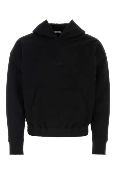 Saint Laurent Sweatshirts In Black