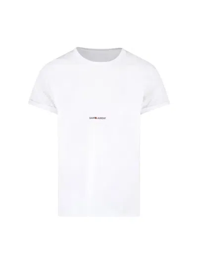 Saint Laurent T-shirts And Polos In  Blanc