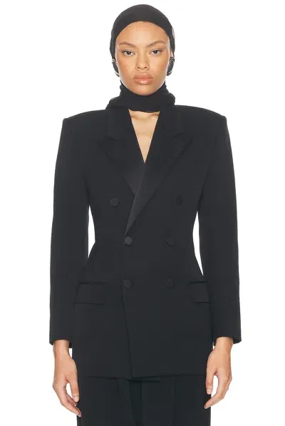 Saint Laurent Tailored Blazer In Noir