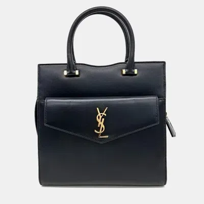 Pre-owned Saint Laurent Uptown Bag In Black