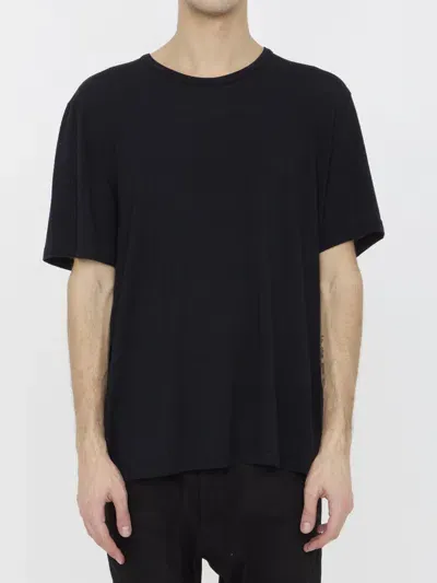 Saint Laurent T-shirt In Nero